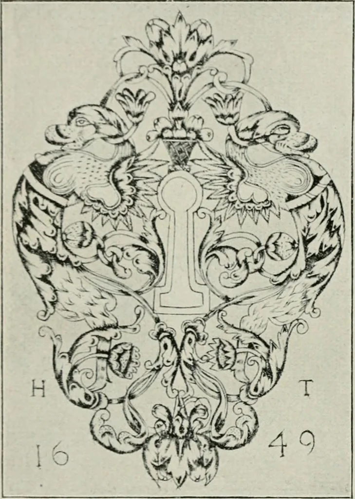 An illustration from Die schmiedekunst bis zum ausgang des 18. jahrhunderts, 1922, leaf 55
