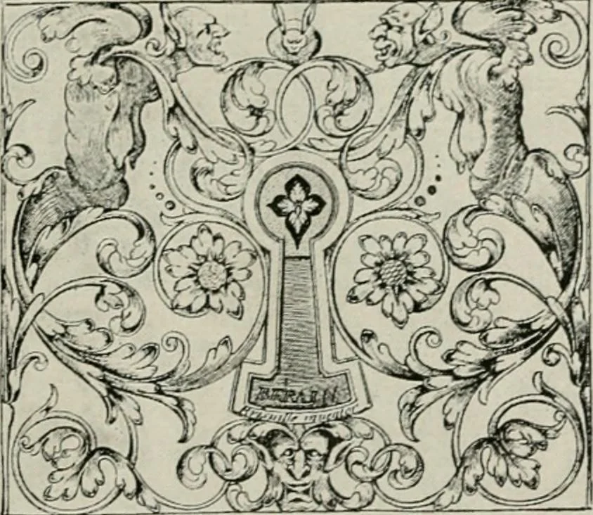 An illustration from Die schmiedekunst bis zum ausgang des 18. jahrhunderts, 1922, leaf 56