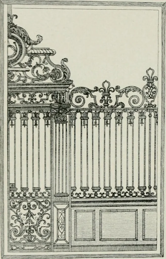 An illustration from Die schmiedekunst bis zum ausgang des 18. jahrhunderts, 1922, leaf 71