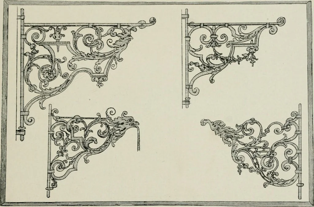 An illustration from Die schmiedekunst bis zum ausgang des 18. jahrhunderts, 1922, leaf 72