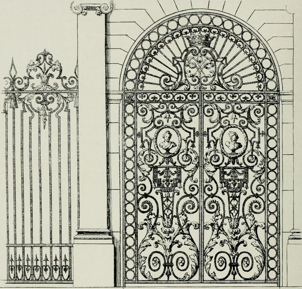 An illustration from Die schmiedekunst bis zum ausgang des 18. jahrhunderts, 1922, leaf 79