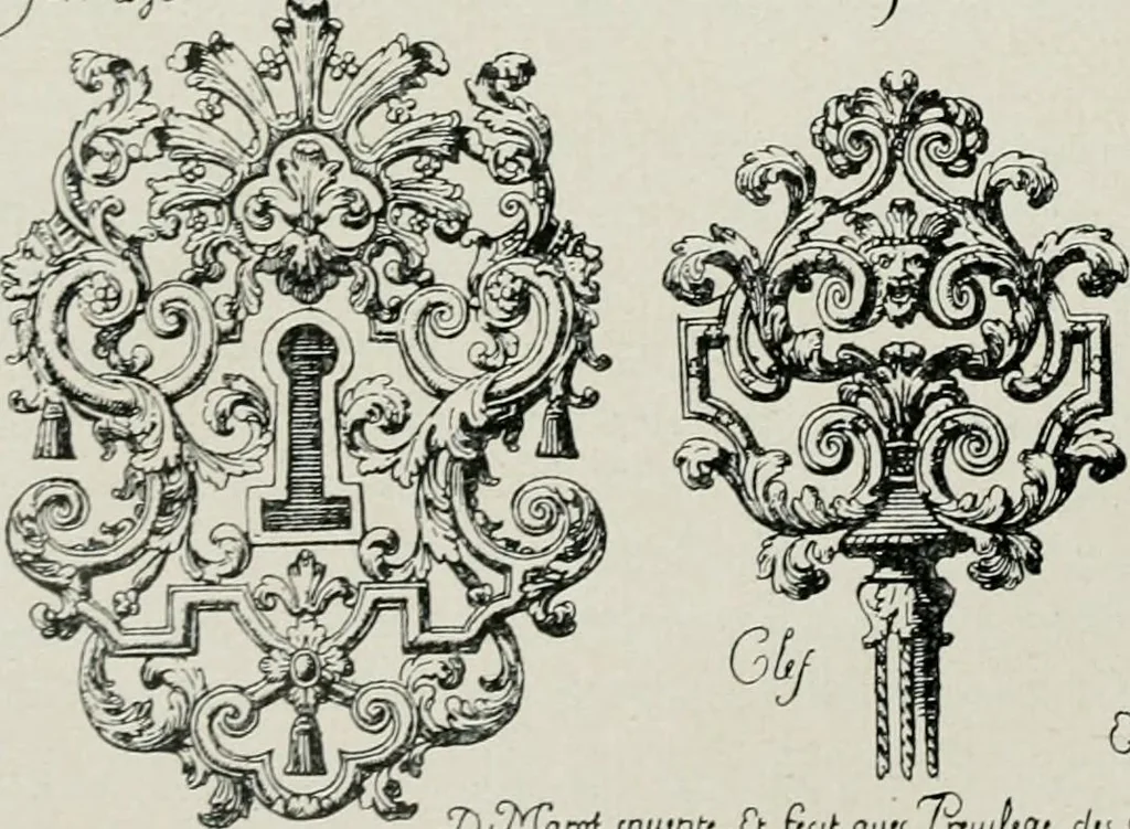 An illustration from Die schmiedekunst bis zum ausgang des 18. jahrhunderts, 1922, leaf 79