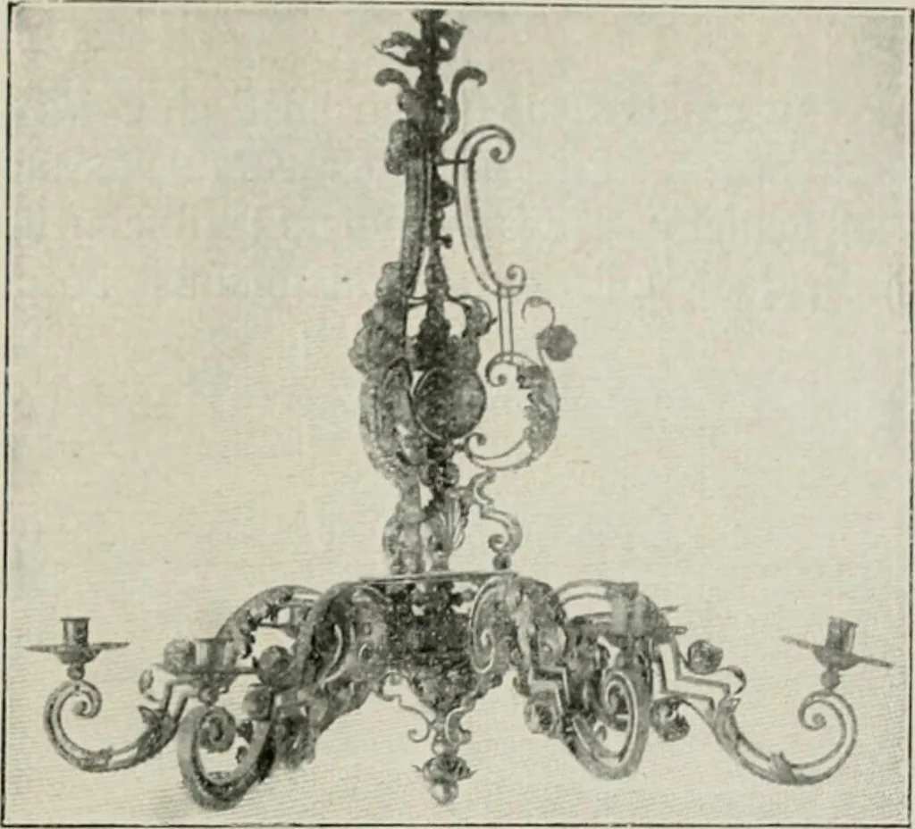 An illustration from Die schmiedekunst bis zum ausgang des 18. jahrhunderts, 1922, leaf 86