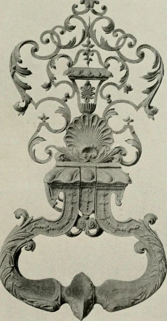 An illustration from Die schmiedekunst bis zum ausgang des 18. jahrhunderts, 1922, leaf 86