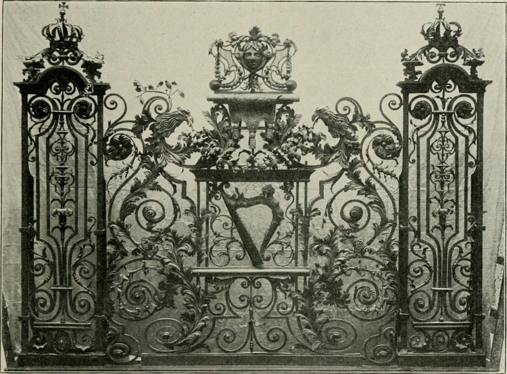 An illustration from Die schmiedekunst bis zum ausgang des 18. jahrhunderts, 1922, leaf 90