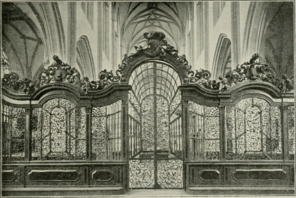 An illustration from Die schmiedekunst bis zum ausgang des 18. jahrhunderts, 1922, leaf 98