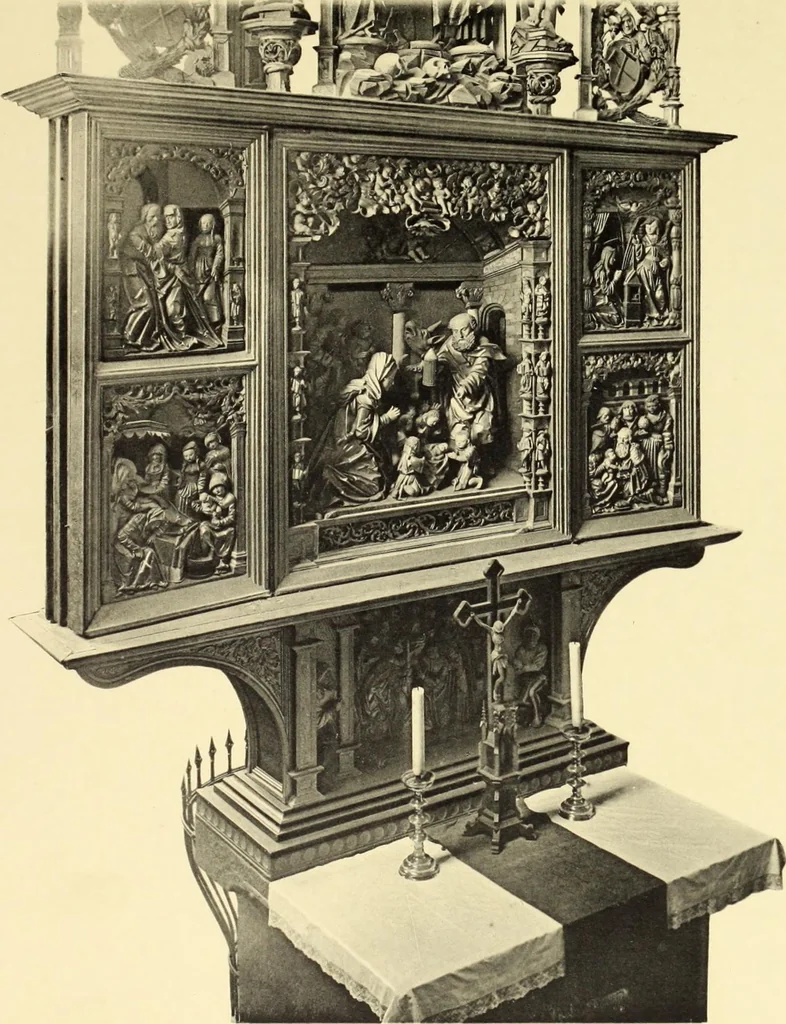 An illustration from Die St. Annenkirche zu Annaberg : ein Führer durch ihre Geschichte und ihre Kunstdenkmäler, 1908, leaf 171