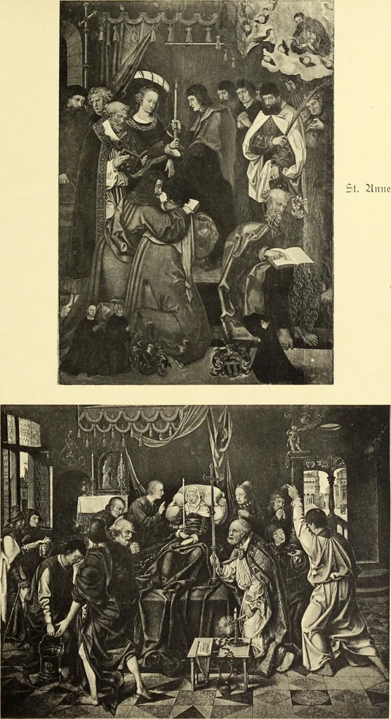 An illustration from Die St. Annenkirche zu Annaberg : ein Führer durch ihre Geschichte und ihre Kunstdenkmäler, 1908, leaf 183