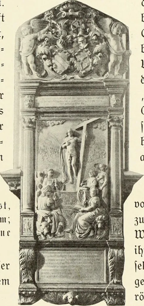 An illustration from Die St. Annenkirche zu Annaberg : ein Führer durch ihre Geschichte und ihre Kunstdenkmäler, 1908, leaf 205