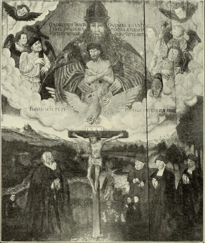 An illustration from Die St. Annenkirche zu Annaberg : ein Führer durch ihre Geschichte und ihre Kunstdenkmäler, 1908, leaf 216