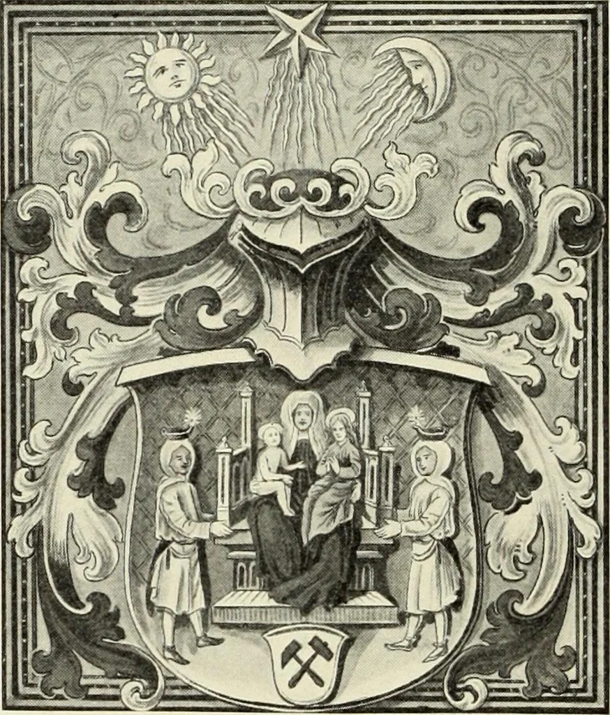 An illustration from Die St. Annenkirche zu Annaberg : ein Führer durch ihre Geschichte und ihre Kunstdenkmäler, 1908, leaf 244