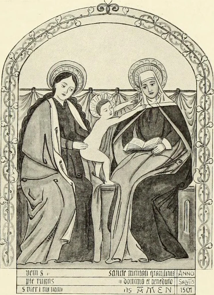 An illustration from Die St. Annenkirche zu Annaberg : ein Führer durch ihre Geschichte und ihre Kunstdenkmäler, 1908, leaf 25