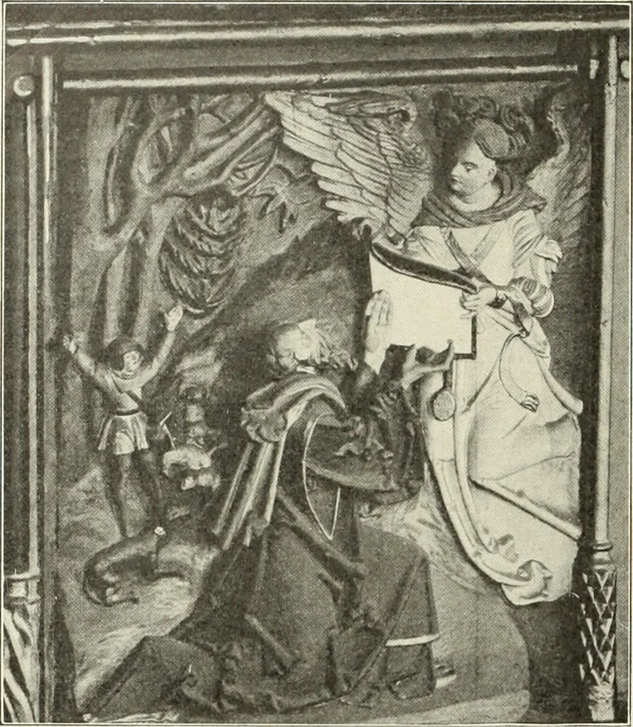 An illustration from Die St. Annenkirche zu Annaberg : ein Führer durch ihre Geschichte und ihre Kunstdenkmäler, 1908, leaf 90