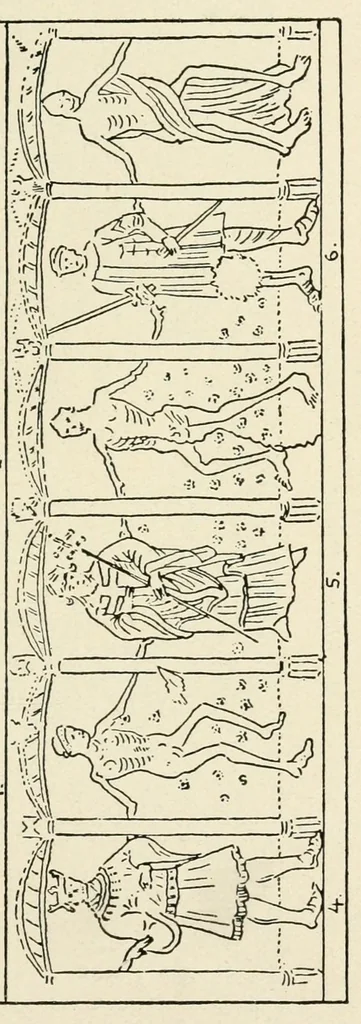 An illustration from Die Totentänze, 1922, leaf 21
