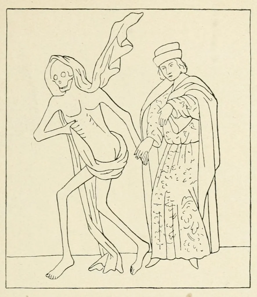 An illustration from Die Totentänze, 1922, leaf 23