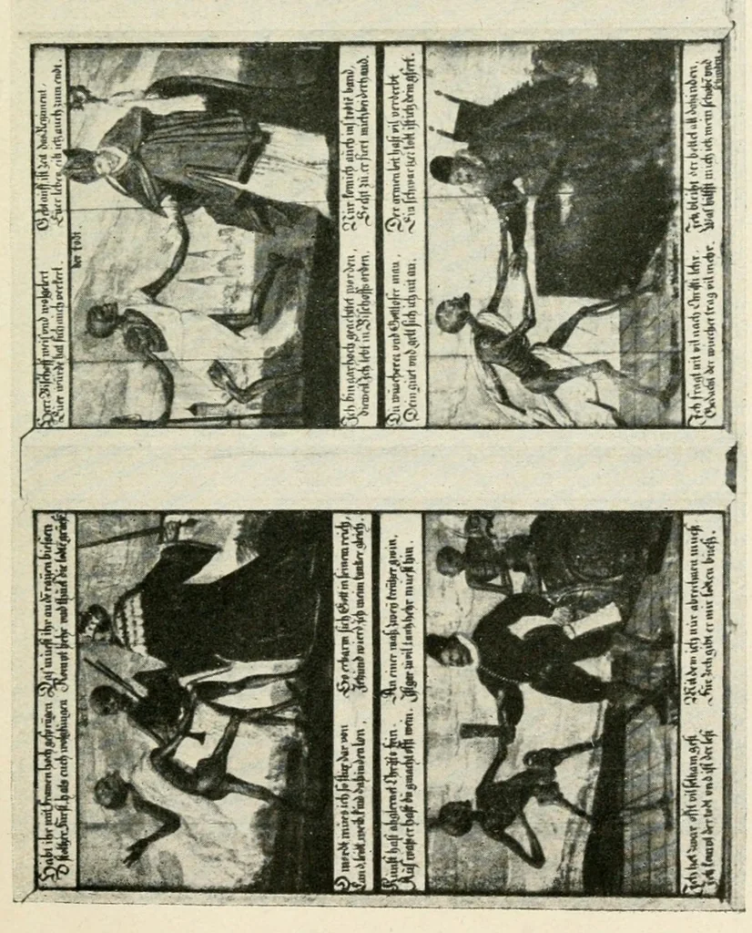 An illustration from Die Totentänze, 1922, leaf 31