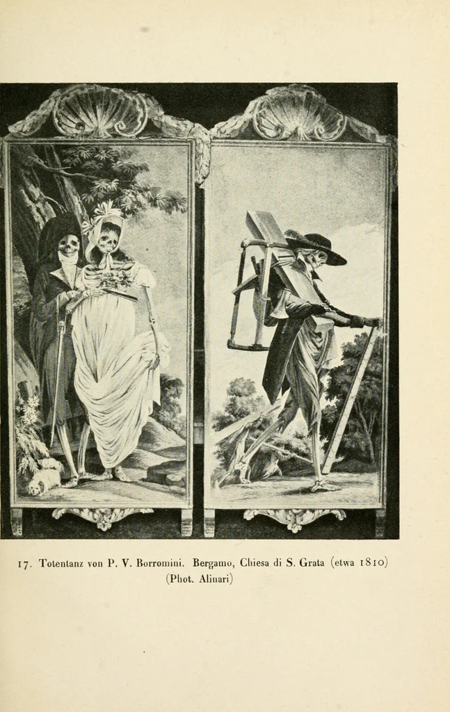 An illustration from Die Totentänze, 1922, leaf 33