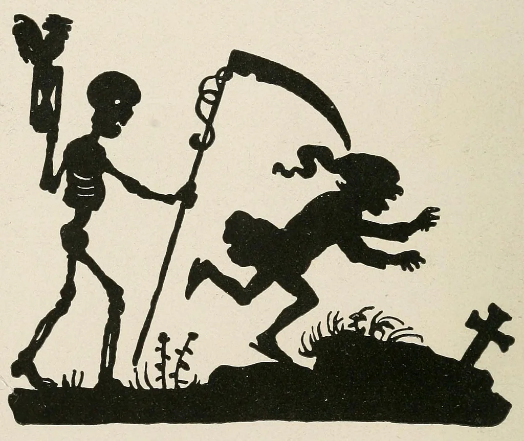 An illustration from Die Totentänze, 1922, leaf 34