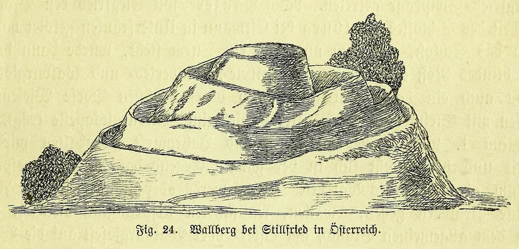 An illustration from Die Trojaburgen Nordeuropas : ihr Zusammenhang mit der indogermanischen Trojasage von der entführten und gefangenen Sonnenfrau (Syrith, Brunhild, Ariadne, Helena) : den Trojaspielen, Schwert- und Labyrinthtänzen zur Feier ihrer Lenzbefreiung, 1893, leaf 235