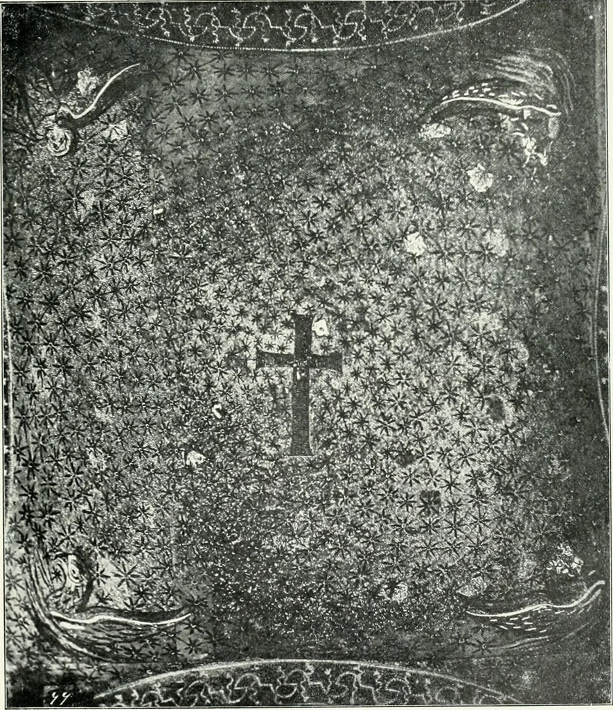 An illustration from Die Wandmosaiken von Ravenna, 1912, leaf 334