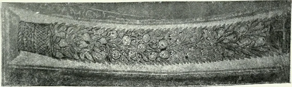 An illustration from Die Wandmosaiken von Ravenna, 1912, leaf 342