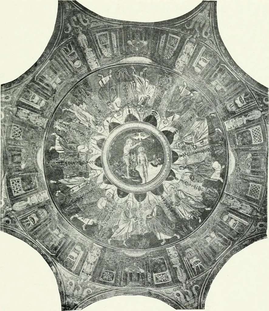 An illustration from Die Wandmosaiken von Ravenna, 1912, leaf 350