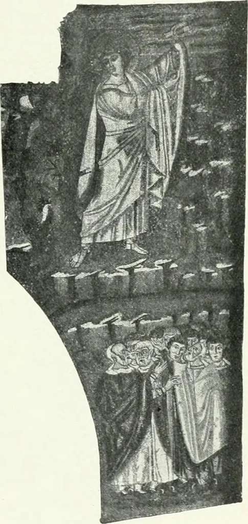 An illustration from Die Wandmosaiken von Ravenna, 1912, leaf 360