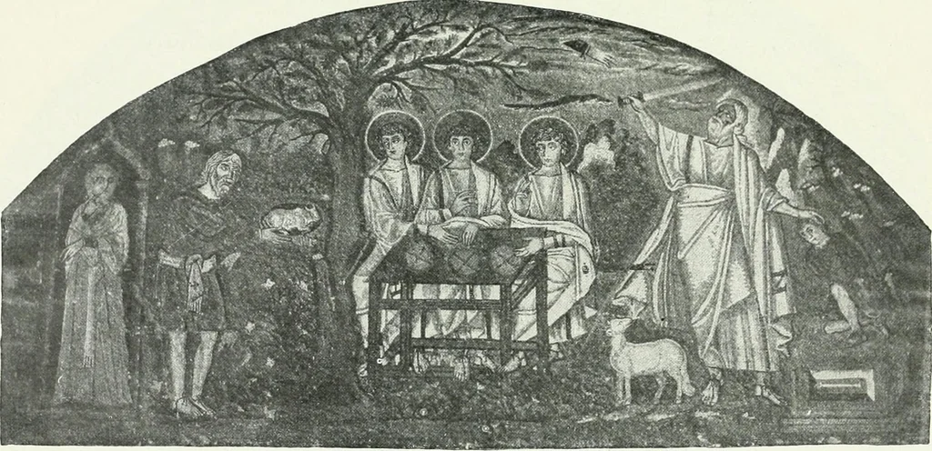 An illustration from Die Wandmosaiken von Ravenna, 1912, leaf 368