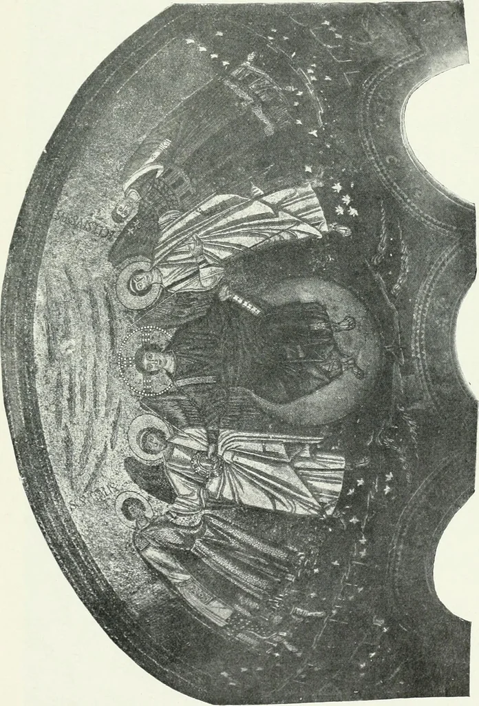 An illustration from Die Wandmosaiken von Ravenna, 1912, leaf 370