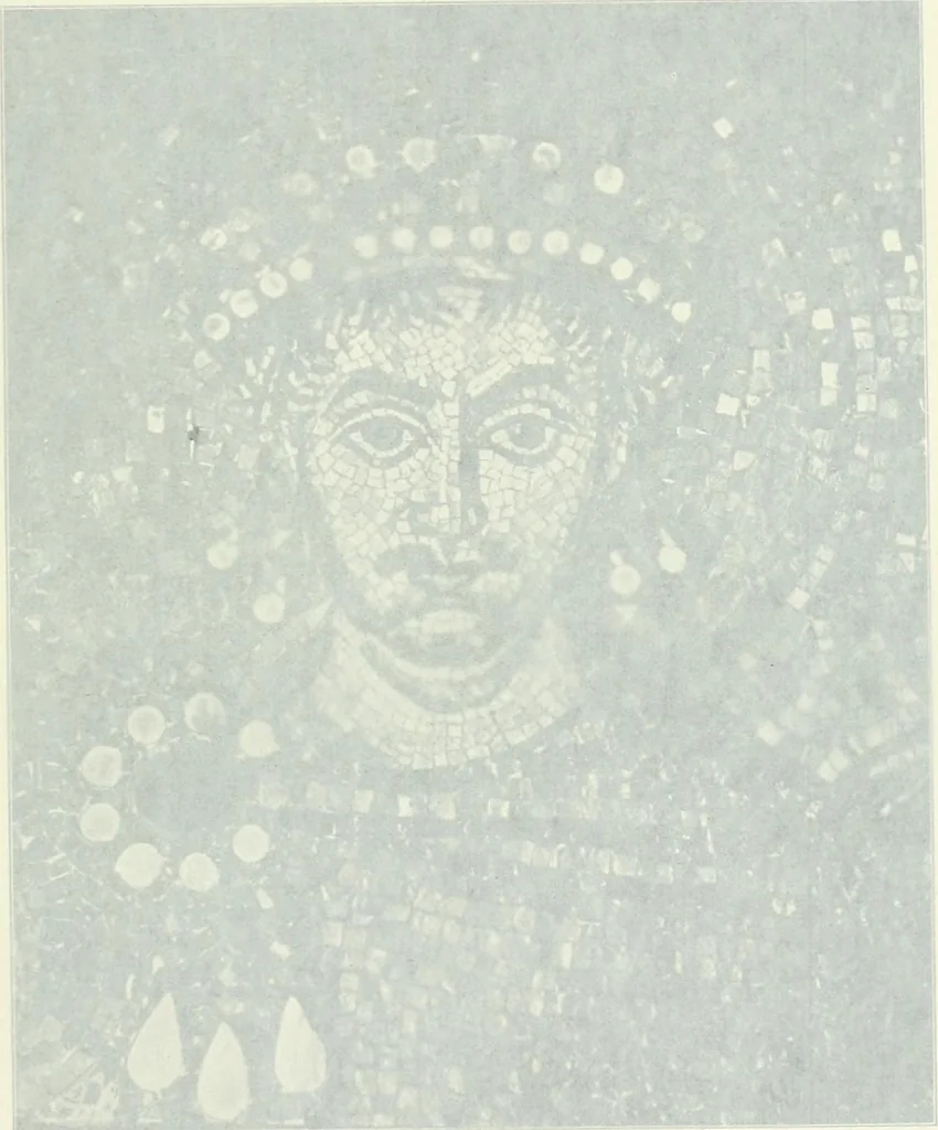 An illustration from Die Wandmosaiken von Ravenna, 1912, leaf 376