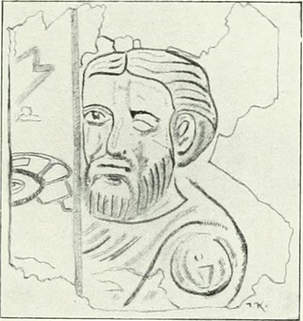 An illustration from Die Wandmosaiken von Ravenna, 1912, leaf 412
