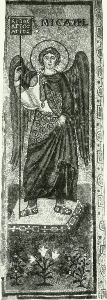 An illustration from Die Wandmosaiken von Ravenna, 1912, leaf 420