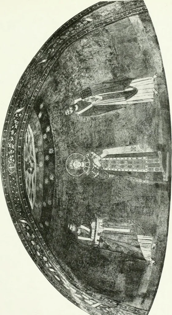 An illustration from Die Wandmosaiken von Ravenna, 1912, leaf 434