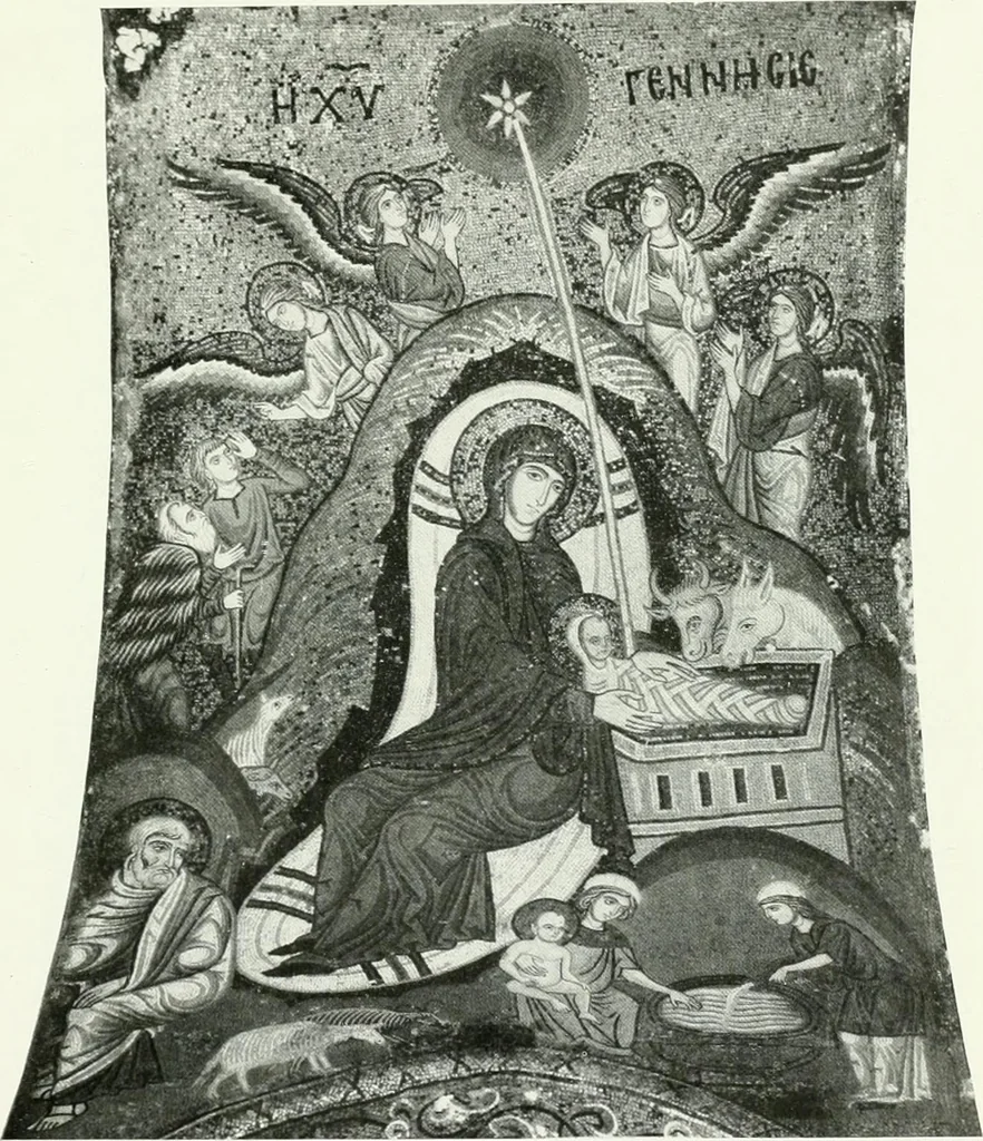 An illustration from Die Wandmosaiken von Ravenna, 1912, leaf 448