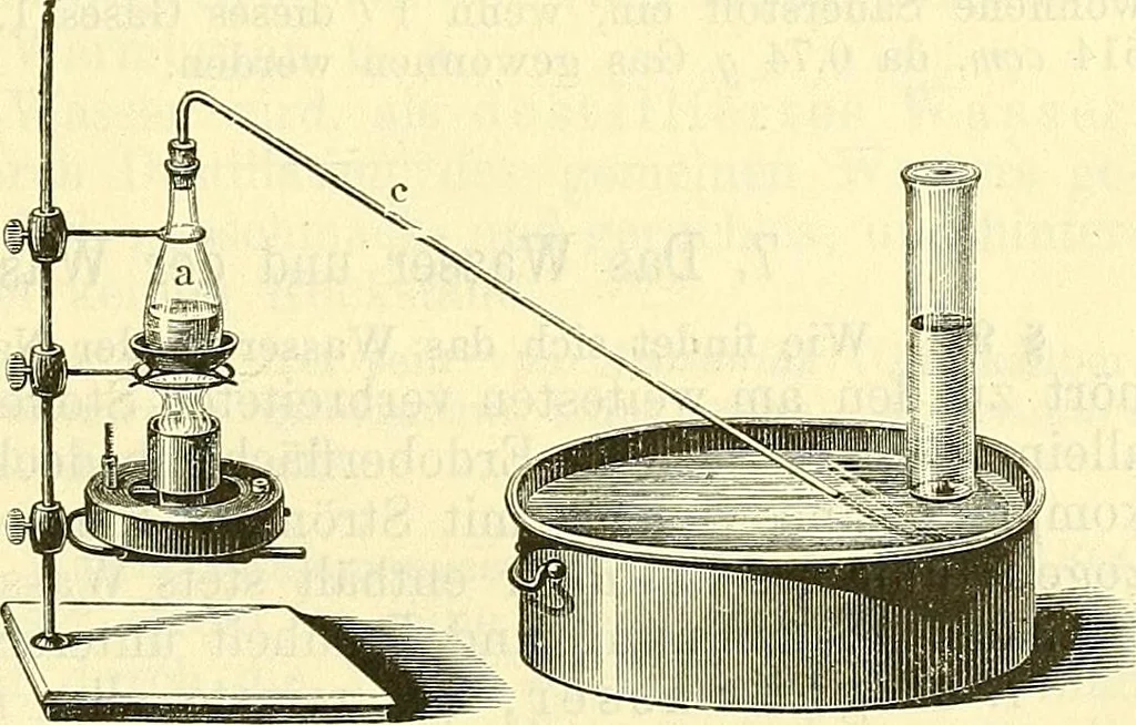 An illustration from Die wissenschaftliche Ausbildung des Apothekerlehrlings und seine Vorbereitung zum Gehülfenexamen : mit Rücksicht auf die neuesten Anforderungen, 1884, leaf 137