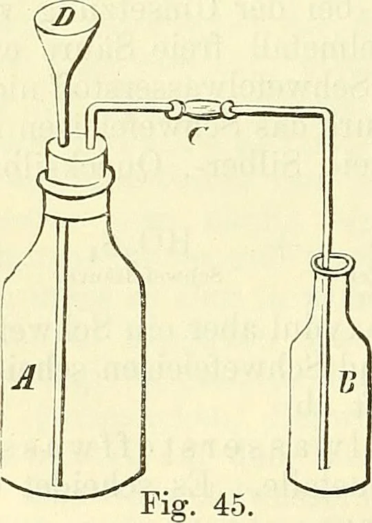An illustration from Die wissenschaftliche Ausbildung des Apothekerlehrlings und seine Vorbereitung zum Gehülfenexamen : mit Rücksicht auf die neuesten Anforderungen, 1884, leaf 148