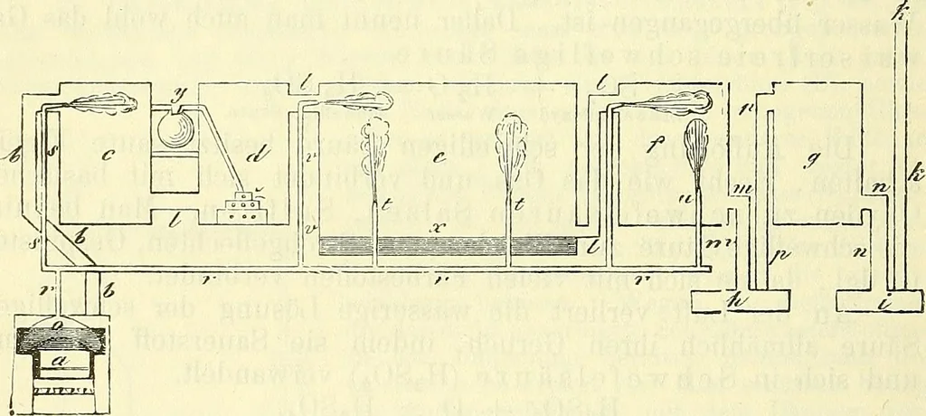 An illustration from Die wissenschaftliche Ausbildung des Apothekerlehrlings und seine Vorbereitung zum Gehülfenexamen : mit Rücksicht auf die neuesten Anforderungen, 1884, leaf 150