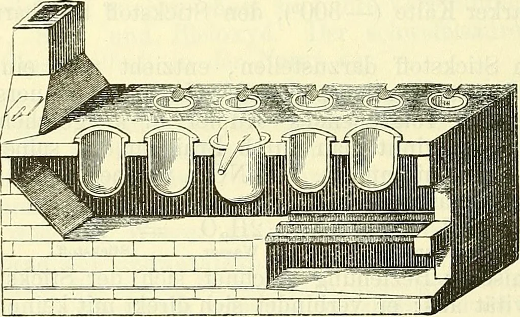 An illustration from Die wissenschaftliche Ausbildung des Apothekerlehrlings und seine Vorbereitung zum Gehülfenexamen : mit Rücksicht auf die neuesten Anforderungen, 1884, leaf 154