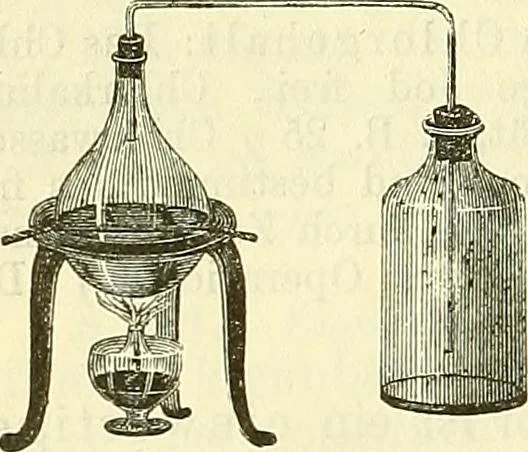 An illustration from Die wissenschaftliche Ausbildung des Apothekerlehrlings und seine Vorbereitung zum Gehülfenexamen : mit Rücksicht auf die neuesten Anforderungen, 1884, leaf 164