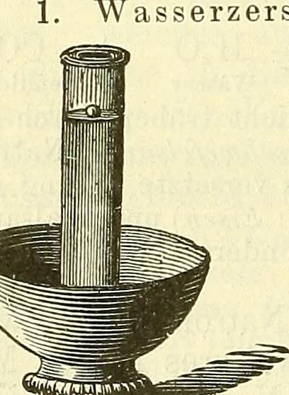 An illustration from Die wissenschaftliche Ausbildung des Apothekerlehrlings und seine Vorbereitung zum Gehülfenexamen : mit Rücksicht auf die neuesten Anforderungen, 1884, leaf 198