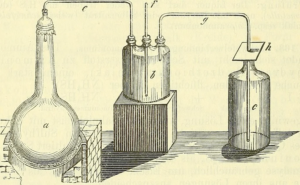 An illustration from Die wissenschaftliche Ausbildung des Apothekerlehrlings und seine Vorbereitung zum Gehülfenexamen : mit Rücksicht auf die neuesten Anforderungen, 1884, leaf 204