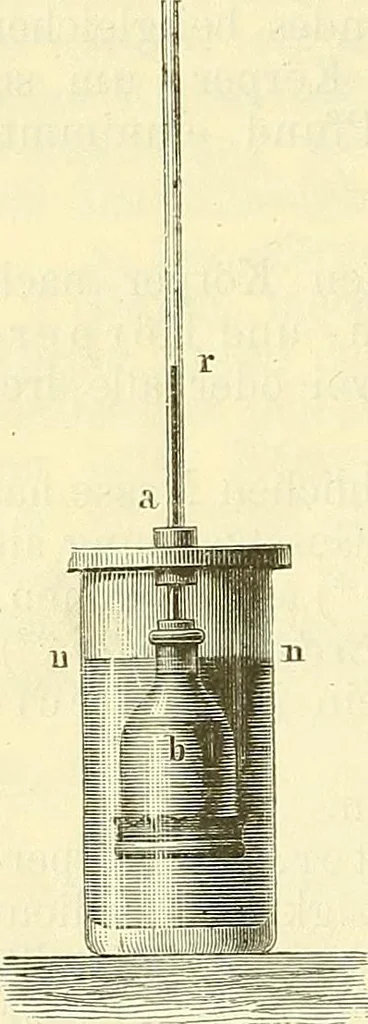 An illustration from Die wissenschaftliche Ausbildung des Apothekerlehrlings und seine Vorbereitung zum Gehülfenexamen : mit Rücksicht auf die neuesten Anforderungen, 1884, leaf 22