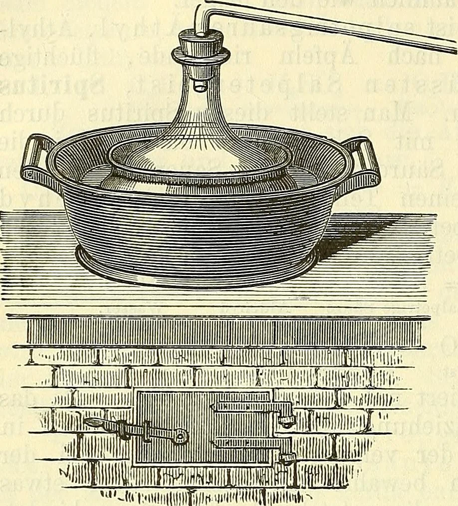 An illustration from Die wissenschaftliche Ausbildung des Apothekerlehrlings und seine Vorbereitung zum Gehülfenexamen : mit Rücksicht auf die neuesten Anforderungen, 1884, leaf 284