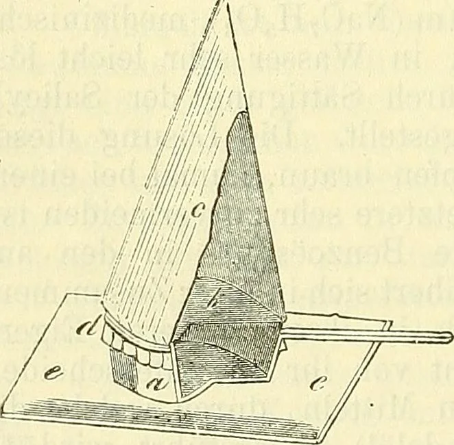 An illustration from Die wissenschaftliche Ausbildung des Apothekerlehrlings und seine Vorbereitung zum Gehülfenexamen : mit Rücksicht auf die neuesten Anforderungen, 1884, leaf 314