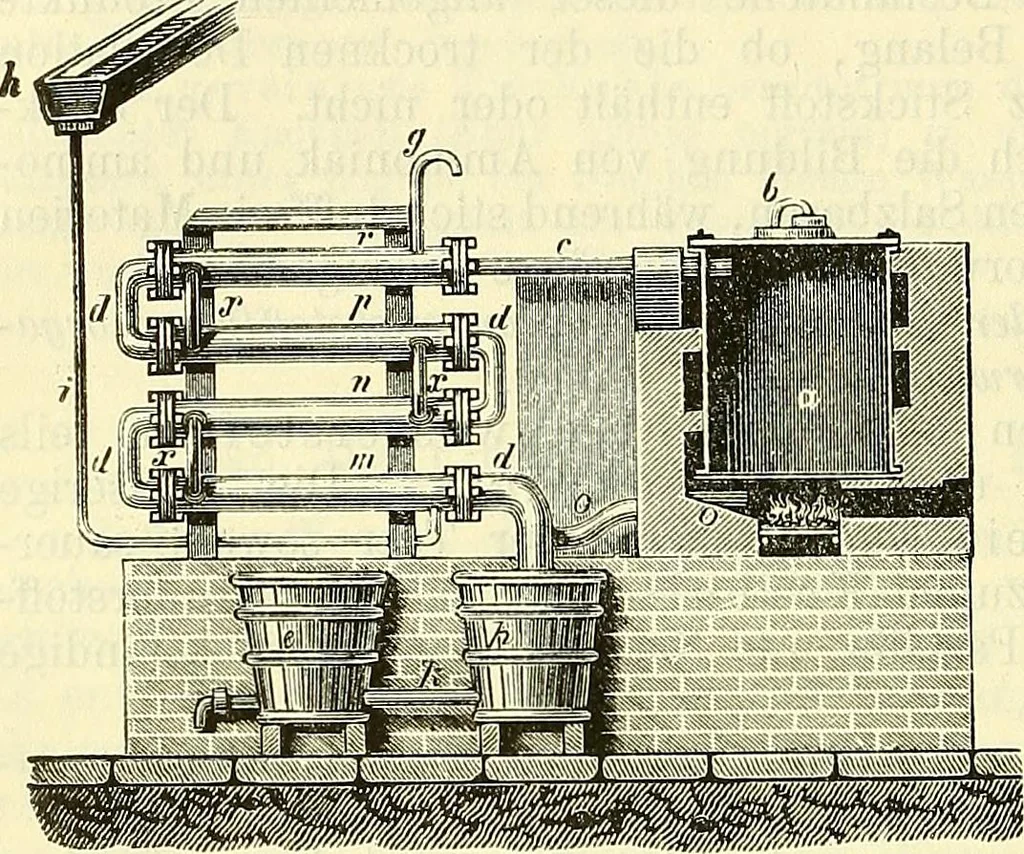 An illustration from Die wissenschaftliche Ausbildung des Apothekerlehrlings und seine Vorbereitung zum Gehülfenexamen : mit Rücksicht auf die neuesten Anforderungen, 1884, leaf 332