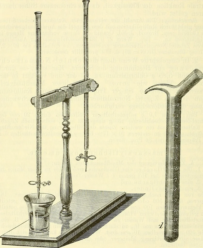 An illustration from Die wissenschaftliche Ausbildung des Apothekerlehrlings und seine Vorbereitung zum Gehülfenexamen : mit Rücksicht auf die neuesten Anforderungen, 1884, leaf 364