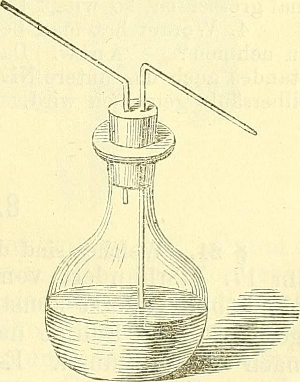 An illustration from Die wissenschaftliche Ausbildung des Apothekerlehrlings und seine Vorbereitung zum Gehülfenexamen : mit Rücksicht auf die neuesten Anforderungen, 1884, leaf 47