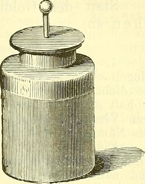 An illustration from Die wissenschaftliche Ausbildung des Apothekerlehrlings und seine Vorbereitung zum Gehülfenexamen : mit Rücksicht auf die neuesten Anforderungen, 1884, leaf 91