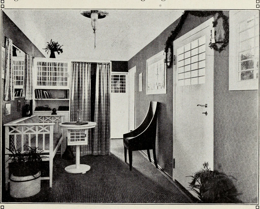 An illustration from Die Wohnung der Neuzeit, 1908, leaf 104