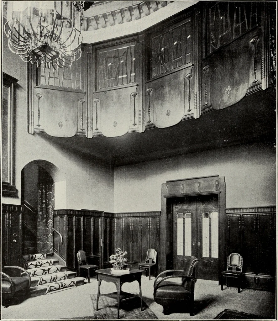 An illustration from Die Wohnung der Neuzeit, 1908, leaf 105